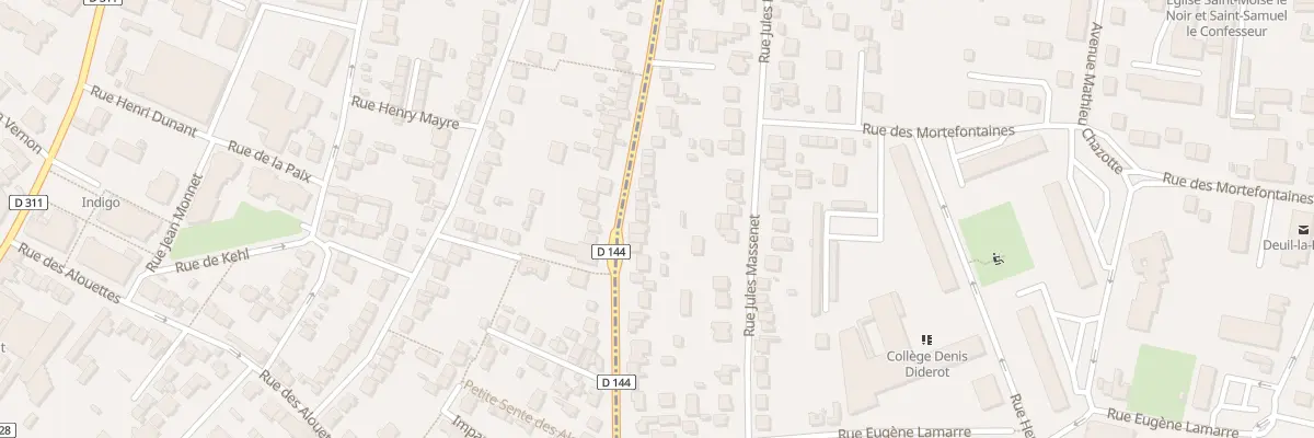 Plan du 84 Bd de Montmorency à Deuil-la-Barre