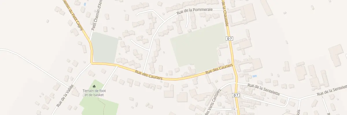 Plan du 10B Rue des Cauriers à Sains-en-Amiénois