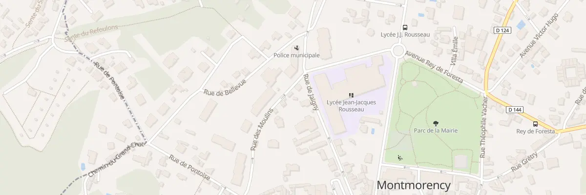 Plan du 4B Rue des Moulins à Montmorency