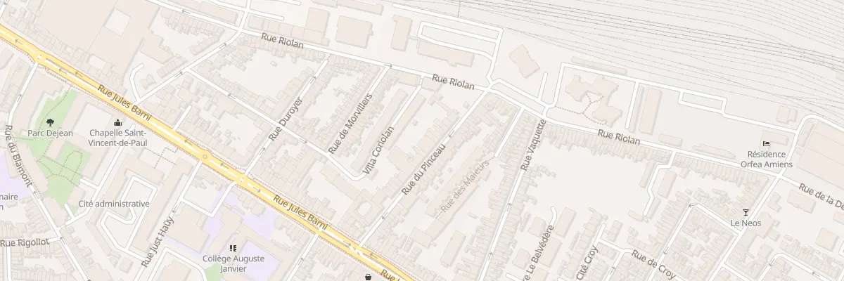 Plan du 39B Rue du Pinceau à Amiens