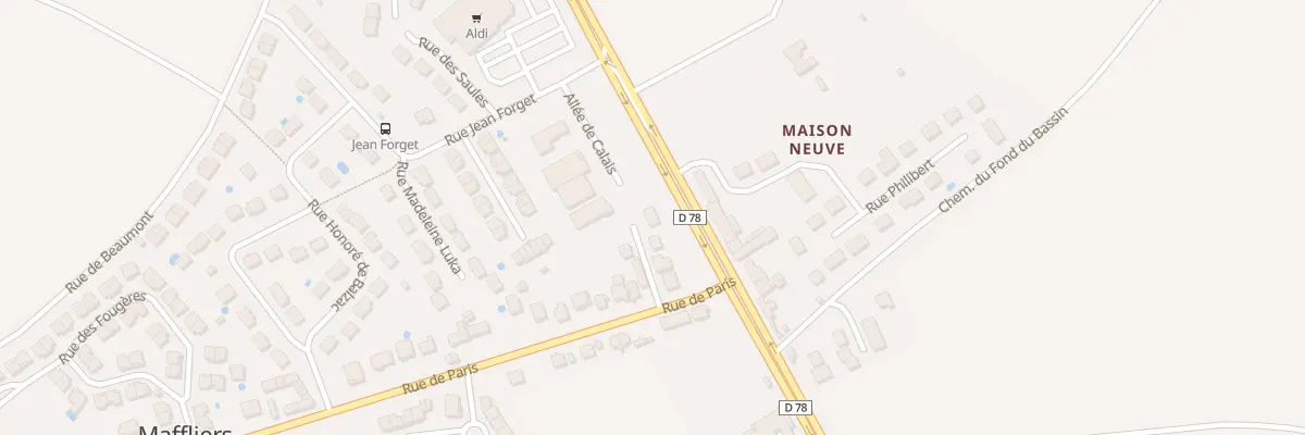 Plan du 43 Rue de Paris à Maffliers