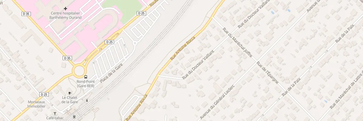 Plan du 28 Rue Antoine Rocca à Sainte-Geneviève-des-Bois