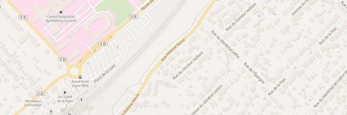 Plan du 30 Rue Antoine Rocca à Sainte-Geneviève-des-Bois
