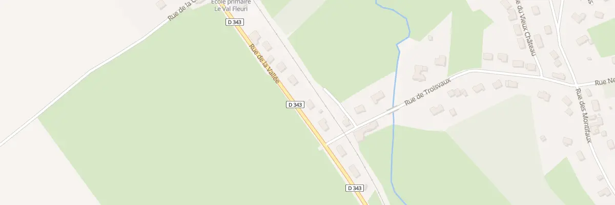 Plan du 36 Rue de la Vallée à Gauchin-Verloingt
