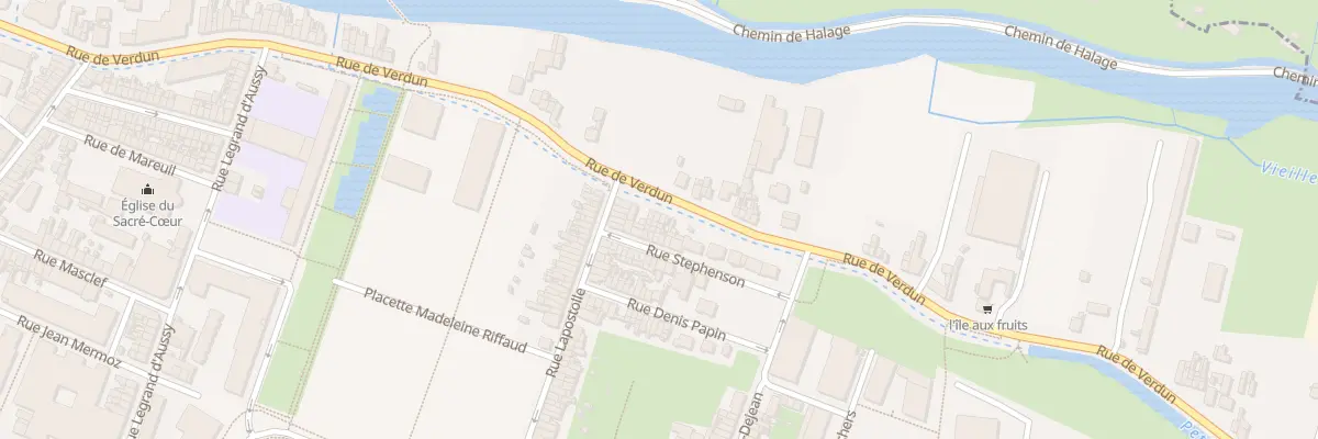 Plan du 226 Rue de Verdun à Amiens