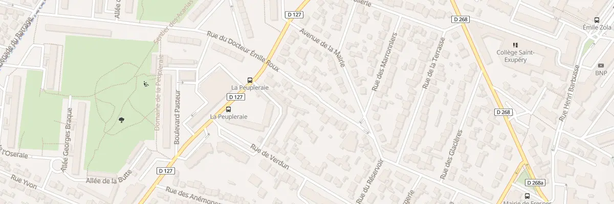 Plan du 15 Rue du Doct Emile Roux à Fresnes