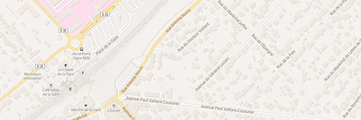Plan du 10 Rue du Docteur Vaillant à Sainte-Geneviève-des-Bois