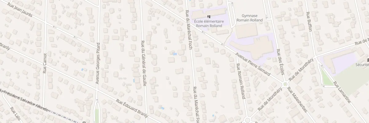 Plan du 38 Rue du Maréchal Foch à Sainte-Geneviève-des-Bois