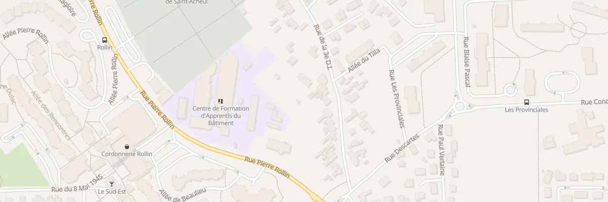 Plan du 124 Rue de la Troisieme D.I. à Amiens