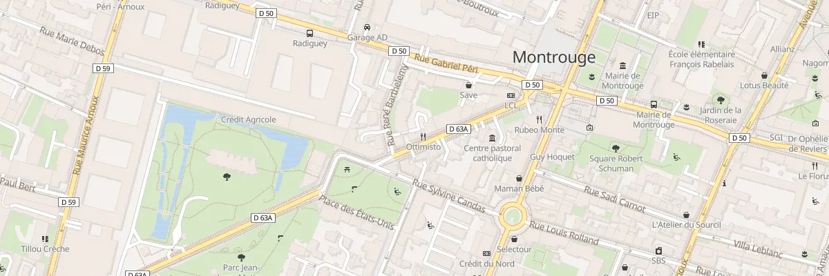 Plan du 16 Av Jean Jaurès à Montrouge