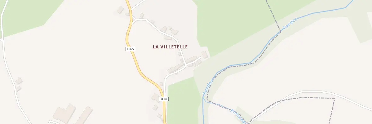 Plan du 10 La Villetelle au Chauchet