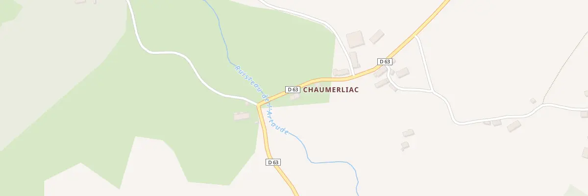 Plan du 2 Chaumerliac à Chirac-Bellevue
