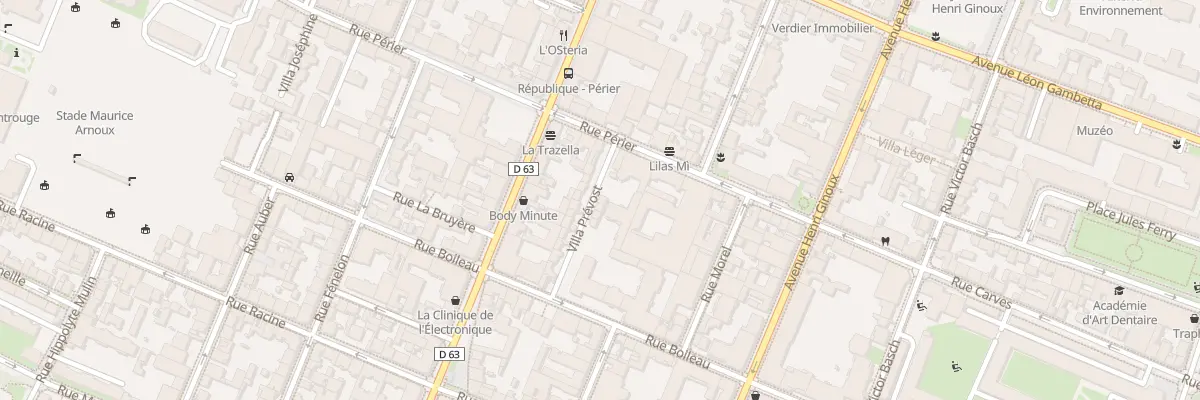 Plan du 5 Vla Prevost à Montrouge