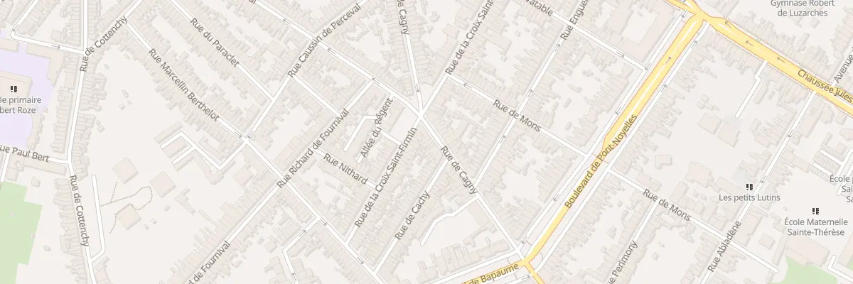 Plan du 118 Rue de Cagny à Amiens