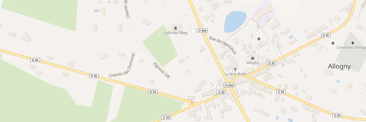 Plan du 7 Che des Dumonts à Allogny