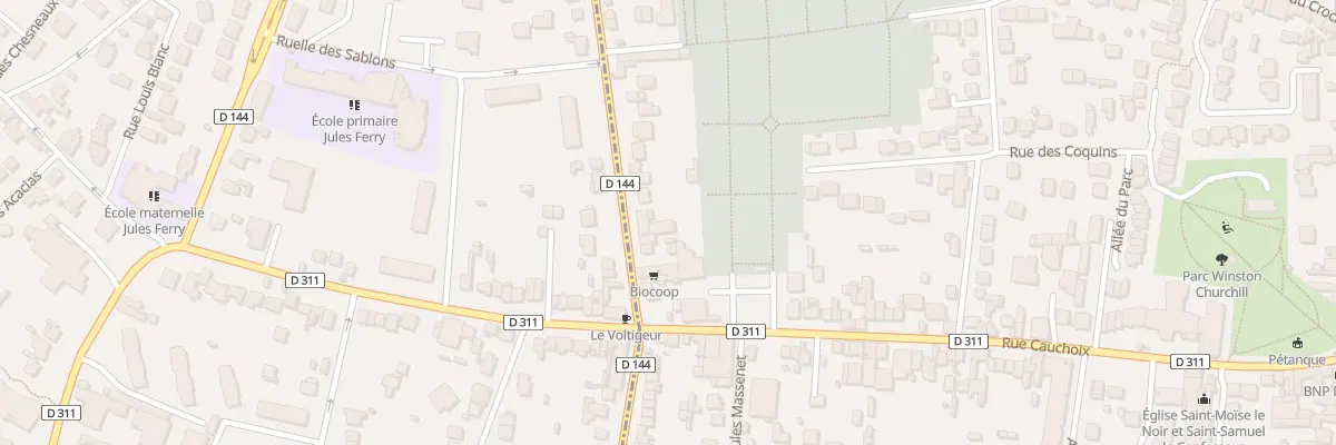 Plan du 146 Bd de Montmorency à Deuil-la-Barre