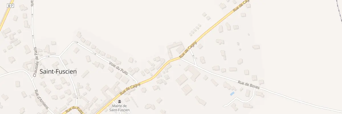 Plan du 29B Rue de Cagny à Saint-Fuscien