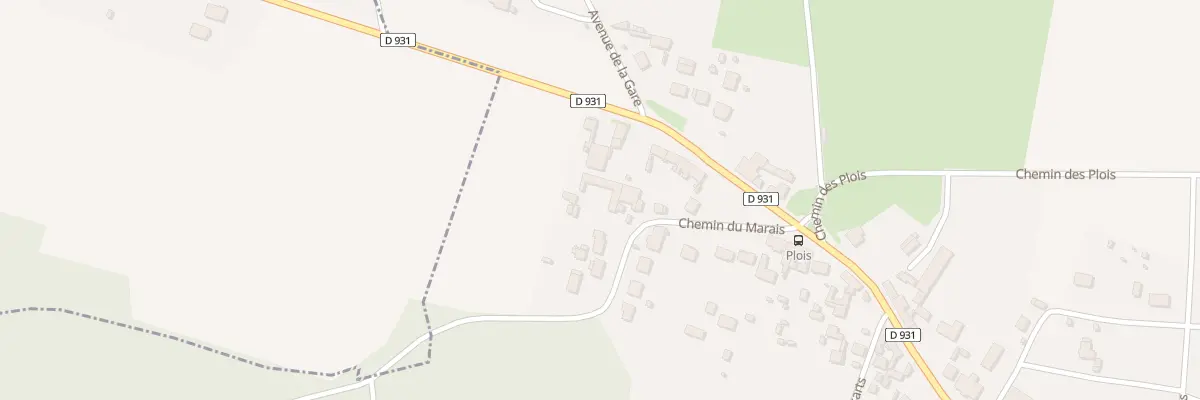 Plan du 6 Che du Marais à La Neuville-en-Hez
