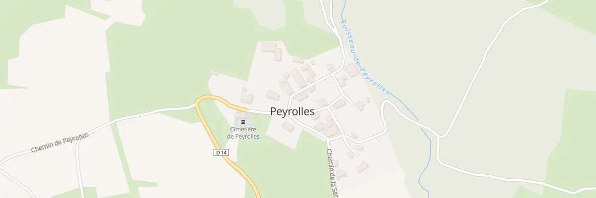 Plan du 15 Le Village à Peyrolles