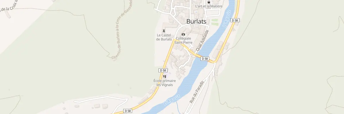 Plan du 3 Rte de Castres à Burlats