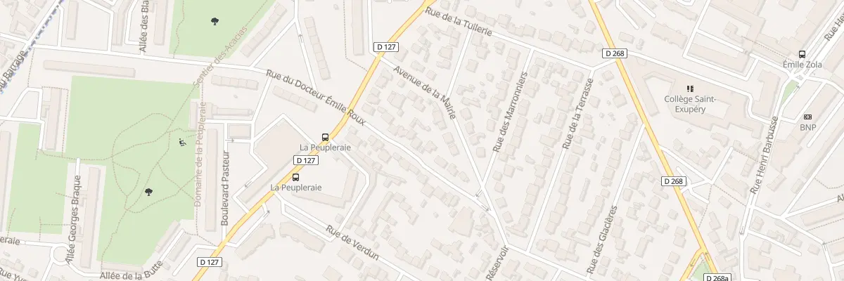 Plan du 10 Rue du Doct Emile Roux à Fresnes
