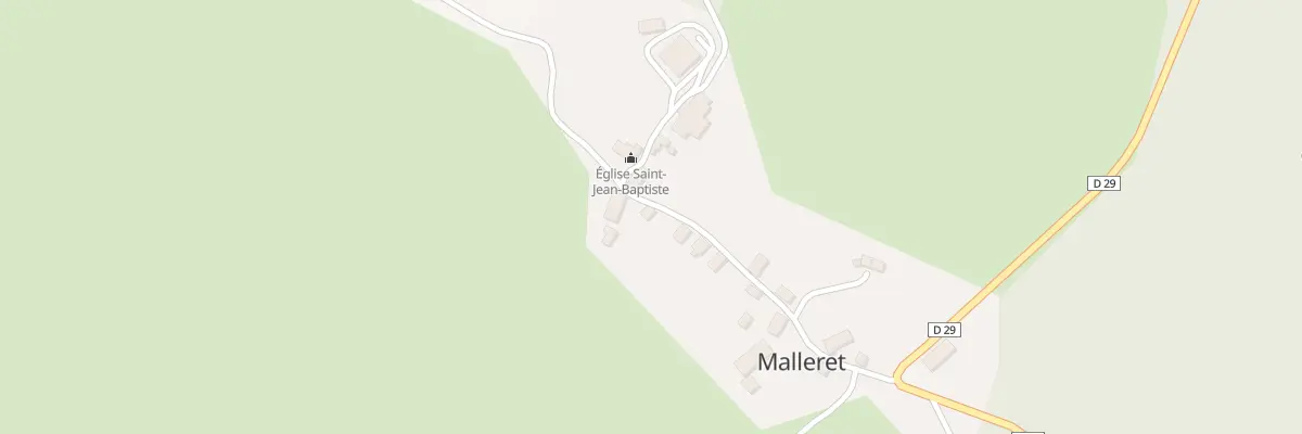 Plan du 13 Le Bourg à Malleret