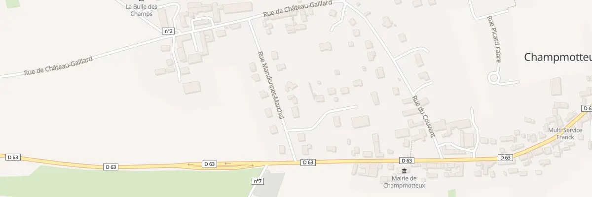 Plan du 4 Rue Mandonnet Marchal à Champmotteux