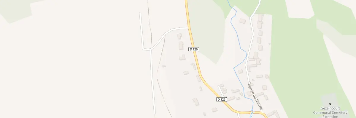 Plan du 5102C Rue du Marais à Gézaincourt