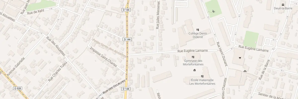 Plan du 28B Rue Eugène Lamarre à Deuil-la-Barre