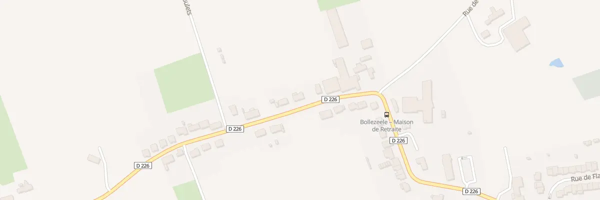 Plan du 868 Rte de Merckeghem à Bollezeele