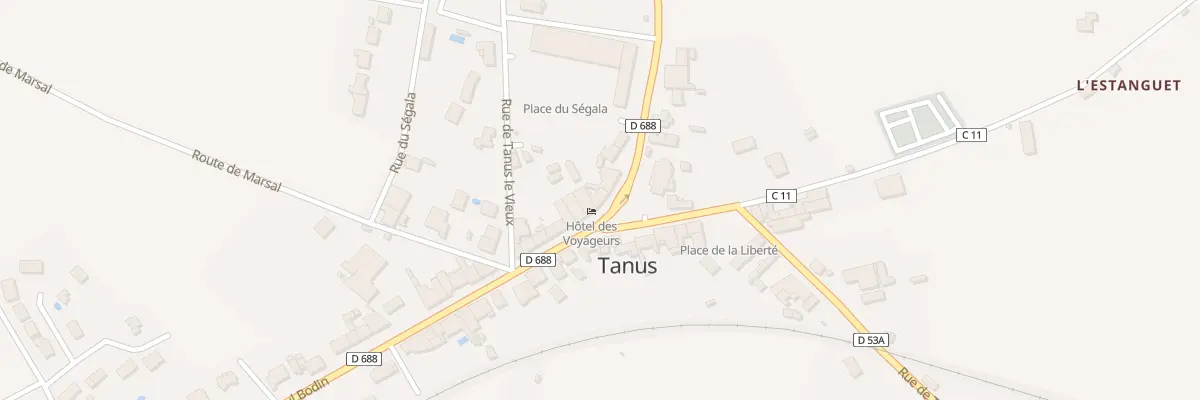 Plan du 9 Av Paul Bodin à Tanus