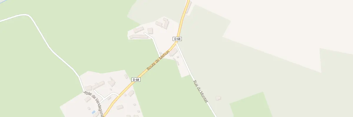 Plan du 33 Vendegond à Saint-Éloy-de-Gy