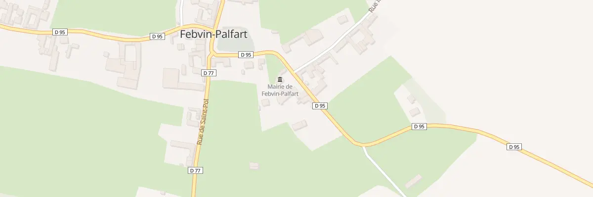 Plan du 8 Rue Westrehem à Febvin-Palfart
