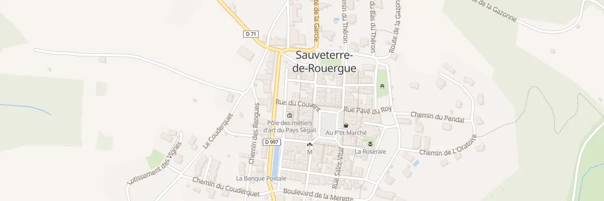 Plan du 5165 Sauveterre à Sauveterre-de-Rouergue