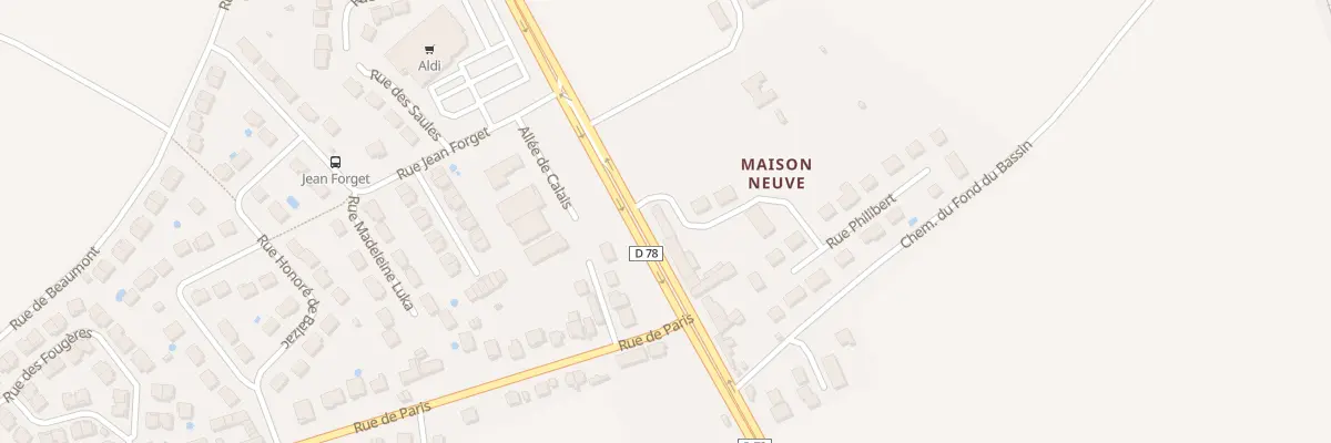 Plan du 46B Rte Nationale 1 à Maffliers
