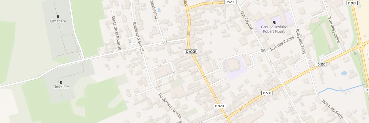 Plan du 24 Rue du Gal Leclerc à Mouy