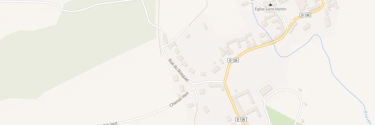 Plan du 9 Rue du Bosquet à Gézaincourt