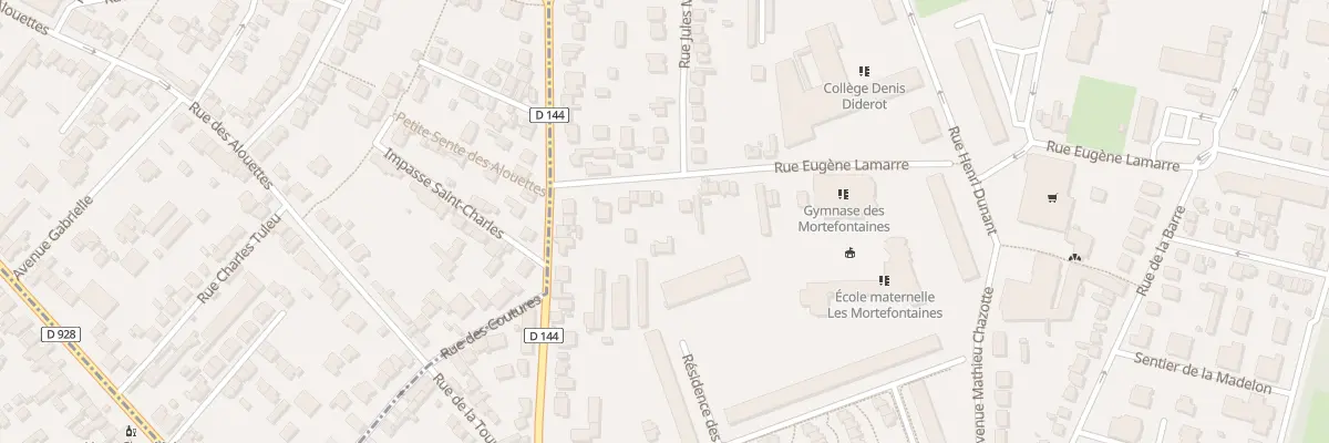 Plan du 47 Rue Eugène Lamarre à Deuil-la-Barre