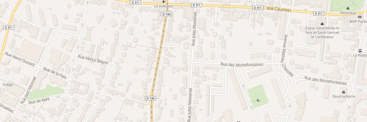 Plan du 26 Rue Massenet à Deuil-la-Barre