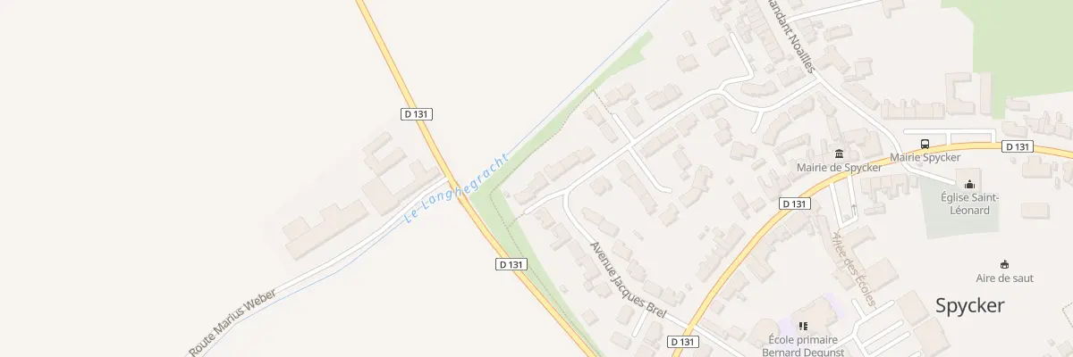 Plan du 21 Av Jacques Brel à Spycker