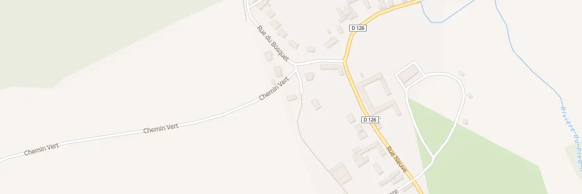 Plan du 9001 Che Vert à Gézaincourt