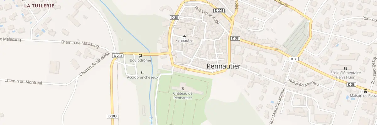Plan du 2 Rue du Coustou à Pennautier
