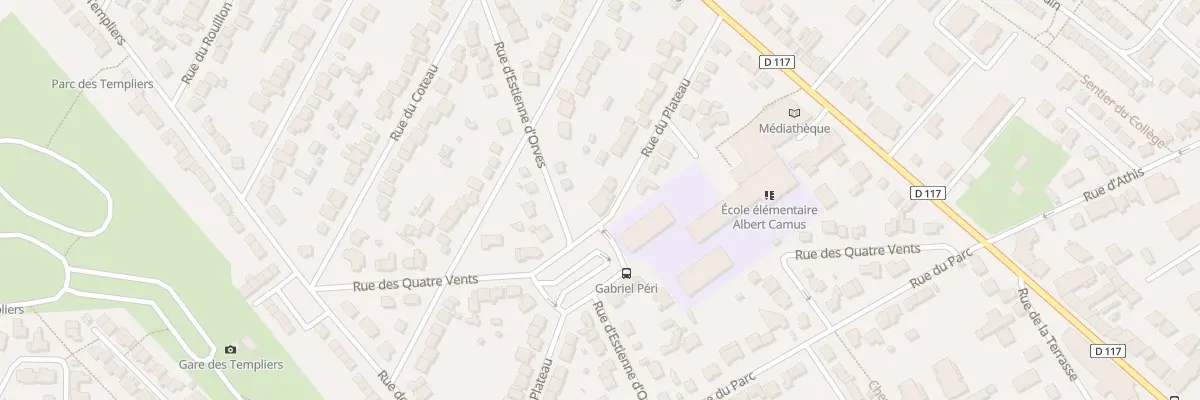 Plan du 30 Rue du Plateau à Épinay-sur-Orge