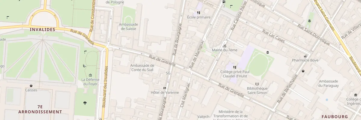 Plan du 134 Rue de Grenelle à Paris 7e Arrondissement