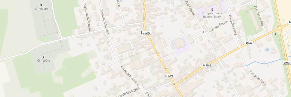 Plan du 30 Rue du Gal Leclerc à Mouy