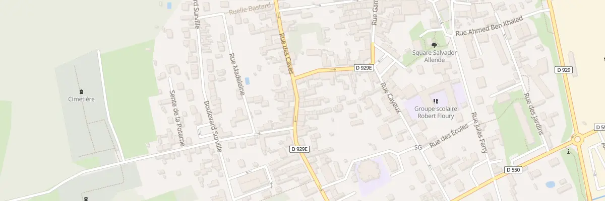 Plan du 3 Rue du Gal Leclerc à Mouy