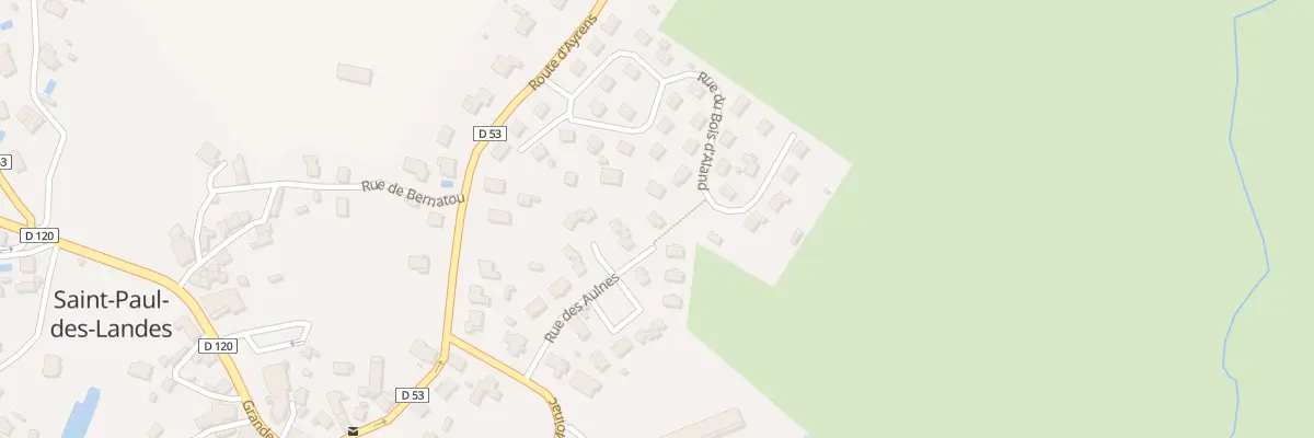 Plan du 12 Rue des Aulnes à Saint-Paul-des-Landes