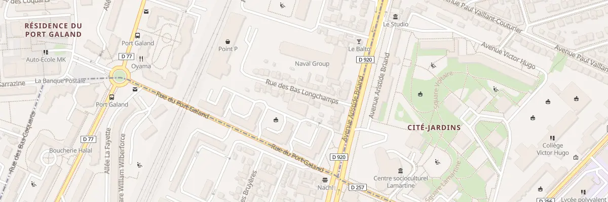 Plan du 9 Rue des Bas Longchamps à Bagneux
