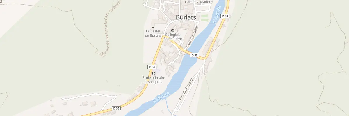Plan du 10 Rue du Vieux Pont à Burlats