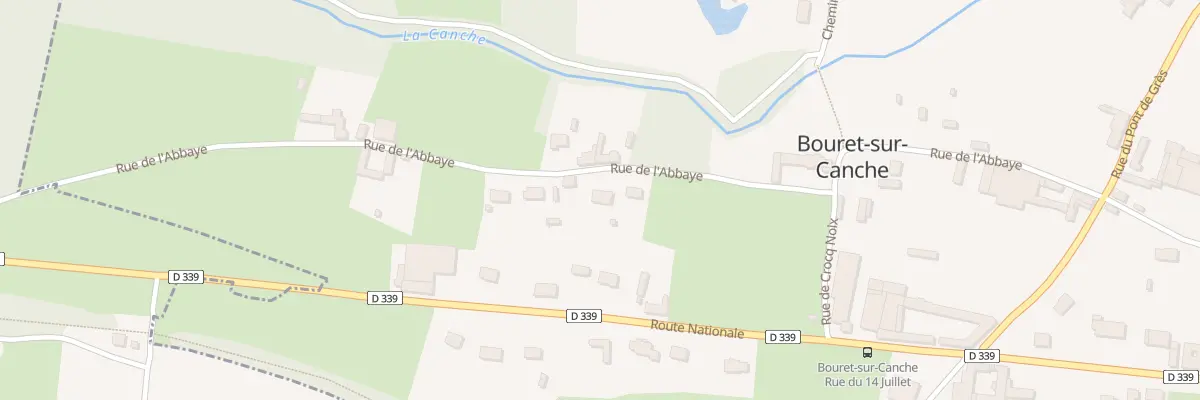 Plan du 420 Rue de l’Abbaye à Bouret-sur-Canche